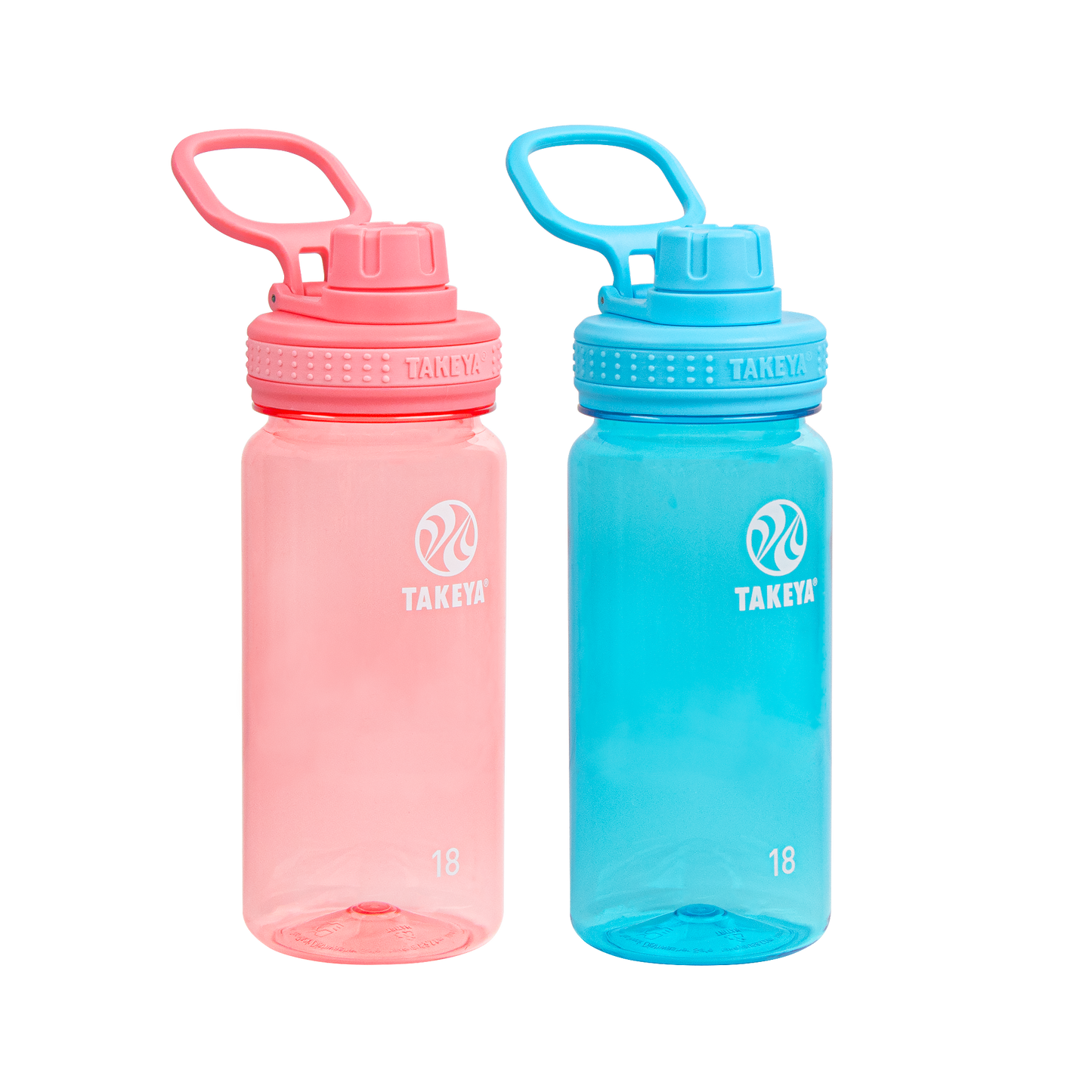 tritan-water-bottle-bundle-with-spout-lid-2-pack-h9 51475-Tritan-Spout-18-2pk-FlutterPink-BreezyBlue-Front_1.png