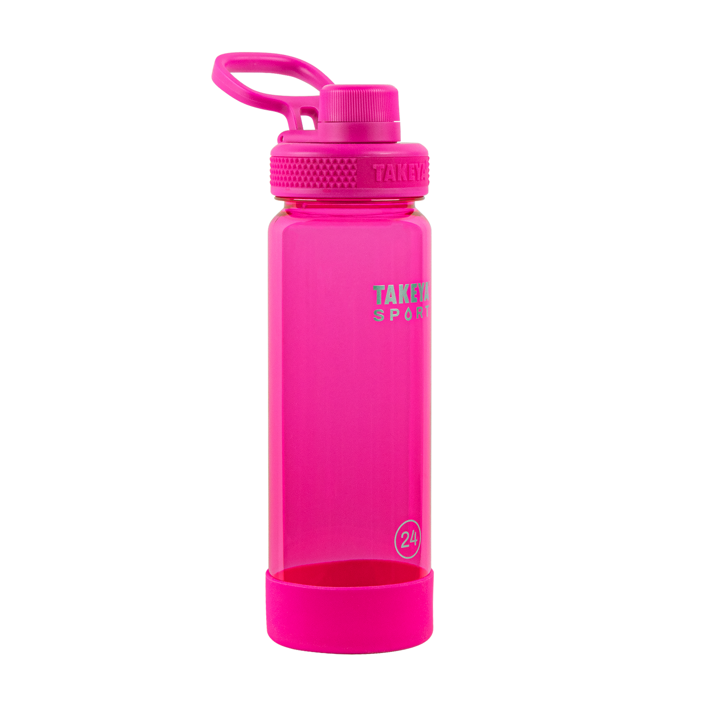 tritan-sport-water-bottle-with-spout-lid-y1 51671-TKS-Tritan-Spout-24-PinkSweep-frontangle.png