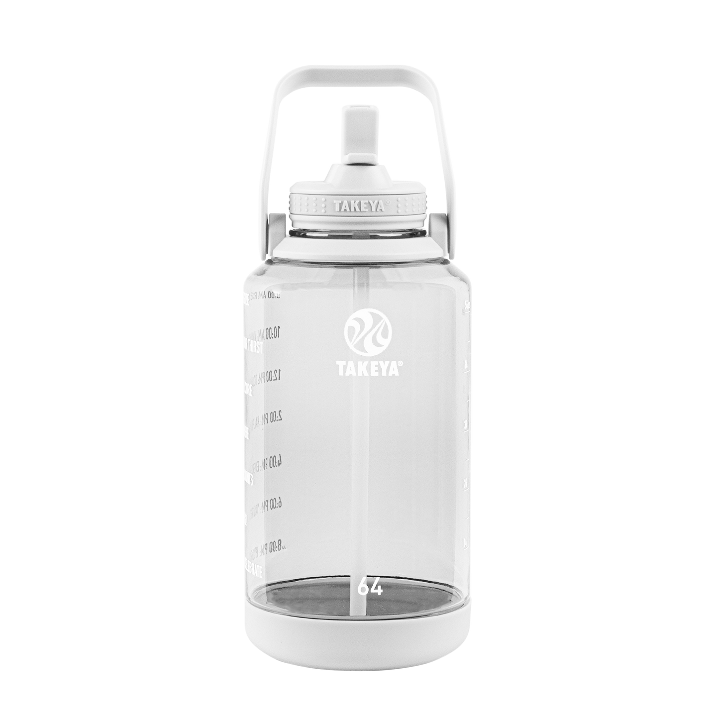 tritan-motivational-water-bottle-with-straw-lid-r6 54142-Tritan-Straw-Motivational-64-WhiteCloud-front.png