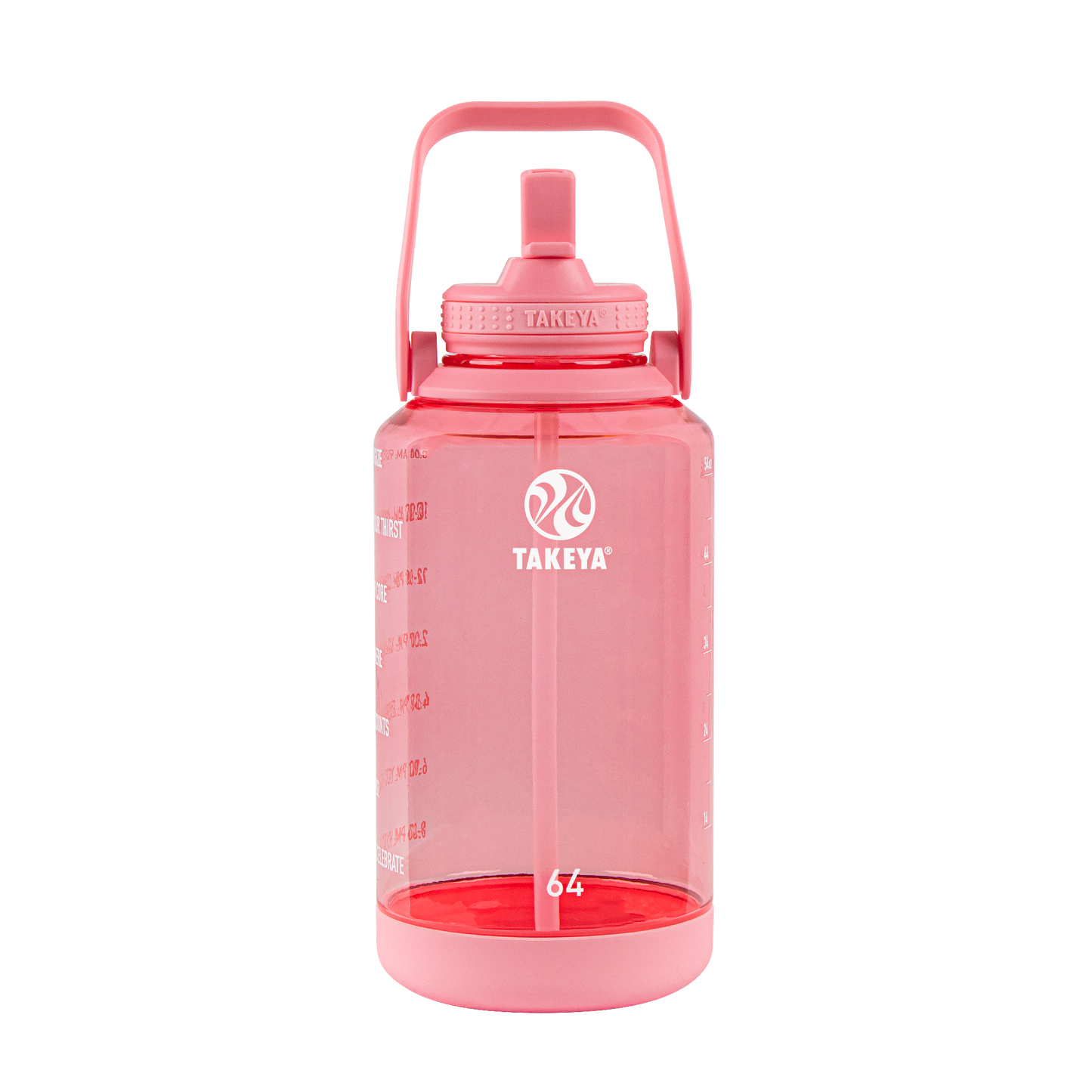 tritan-motivational-water-bottle-with-straw-lid-r6 54143-Tritan-Straw-Motivational-64-FlutterPink-front.png
