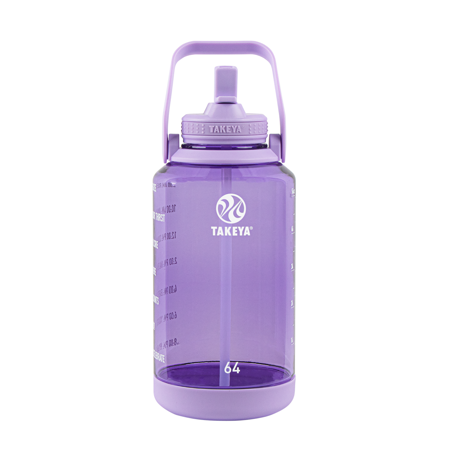 tritan-motivational-water-bottle-with-straw-lid-r6 54144-Tritan-Straw-Motivational-64-VivacityPurple-front.png