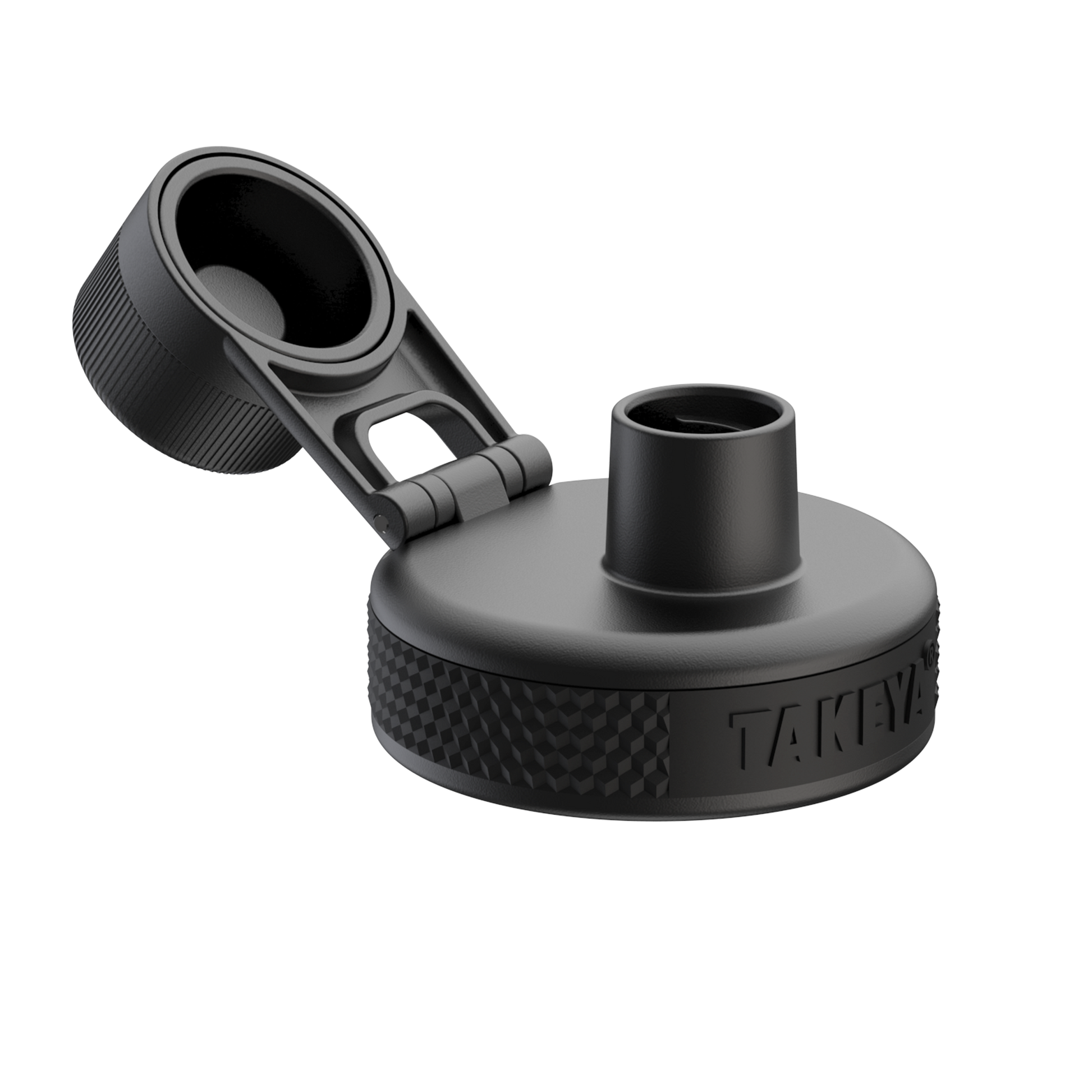 sport-insulated-spout-lid-with-ice-blocker-no-handle-k9 96081-TKS-Spout2-NoHandle-GSBlack-lidopen.png
