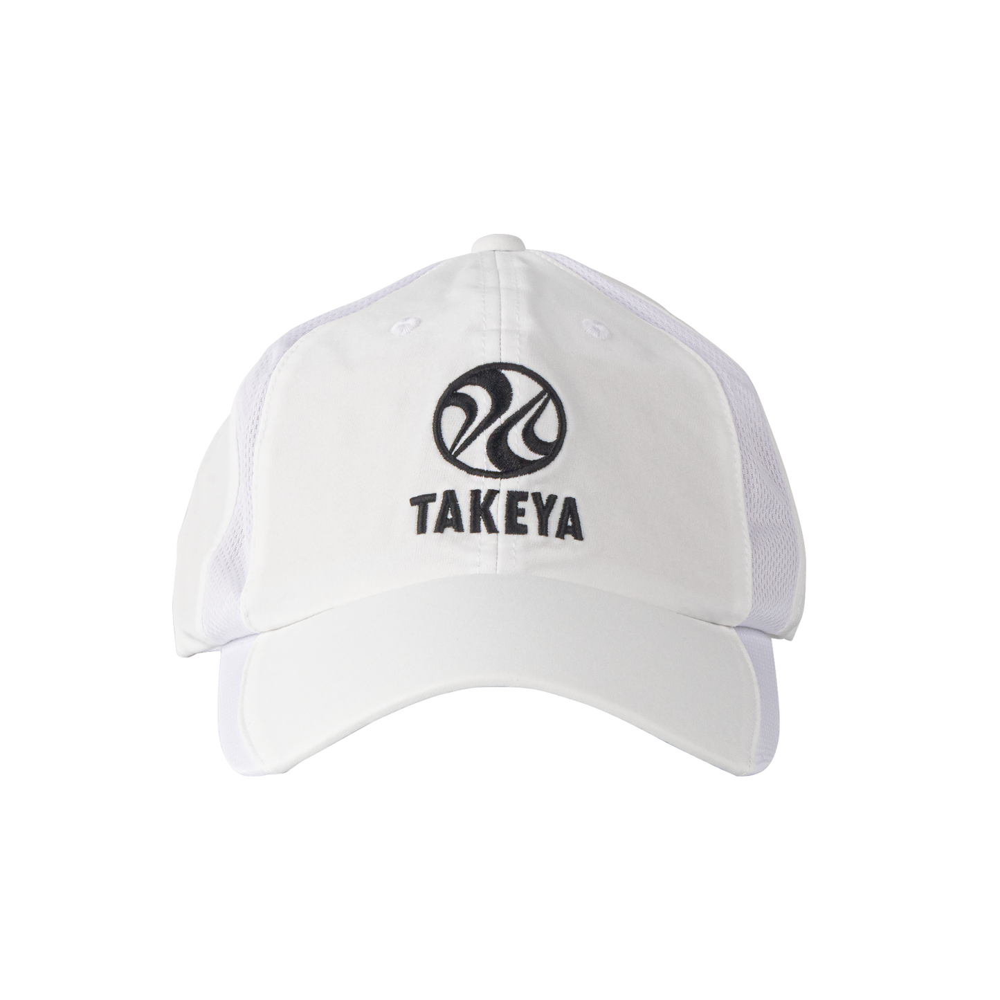 takeya-sport-vented-adjustable-hat-k5 97285-TK-PB-Hat-White-Front.png