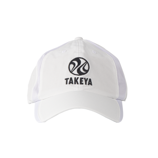 takeya-sport-vented-adjustable-hat-k5 97285-TK-PB-Hat-White-Front.png