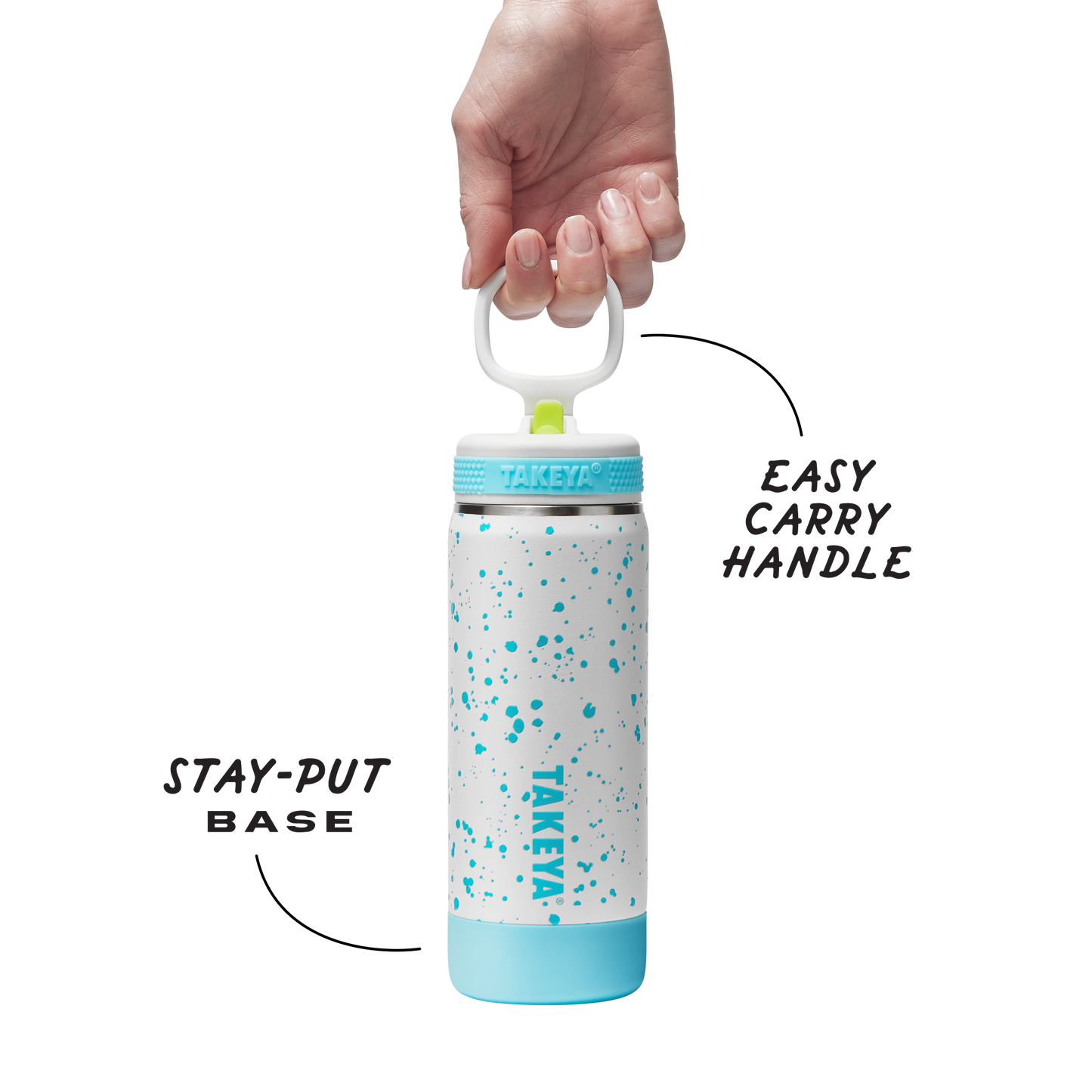 glow-in-the-dark-sport-kids-water-bottle-confetti-with-straw-lid-j1 TKS_SP25_CoreKidsGIDConfetti_StwBtl_CloudGlow_18oz_51368_v3_sRGB-Callout.png